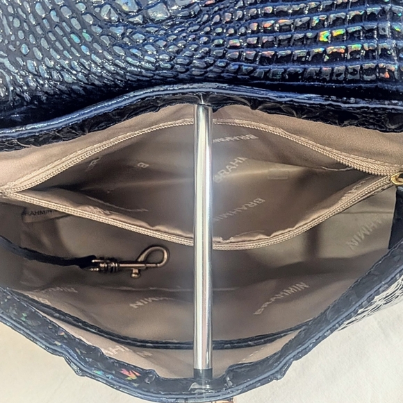 NWOT Brahmin Gianna in Royal Blue - Picture 11 of 12